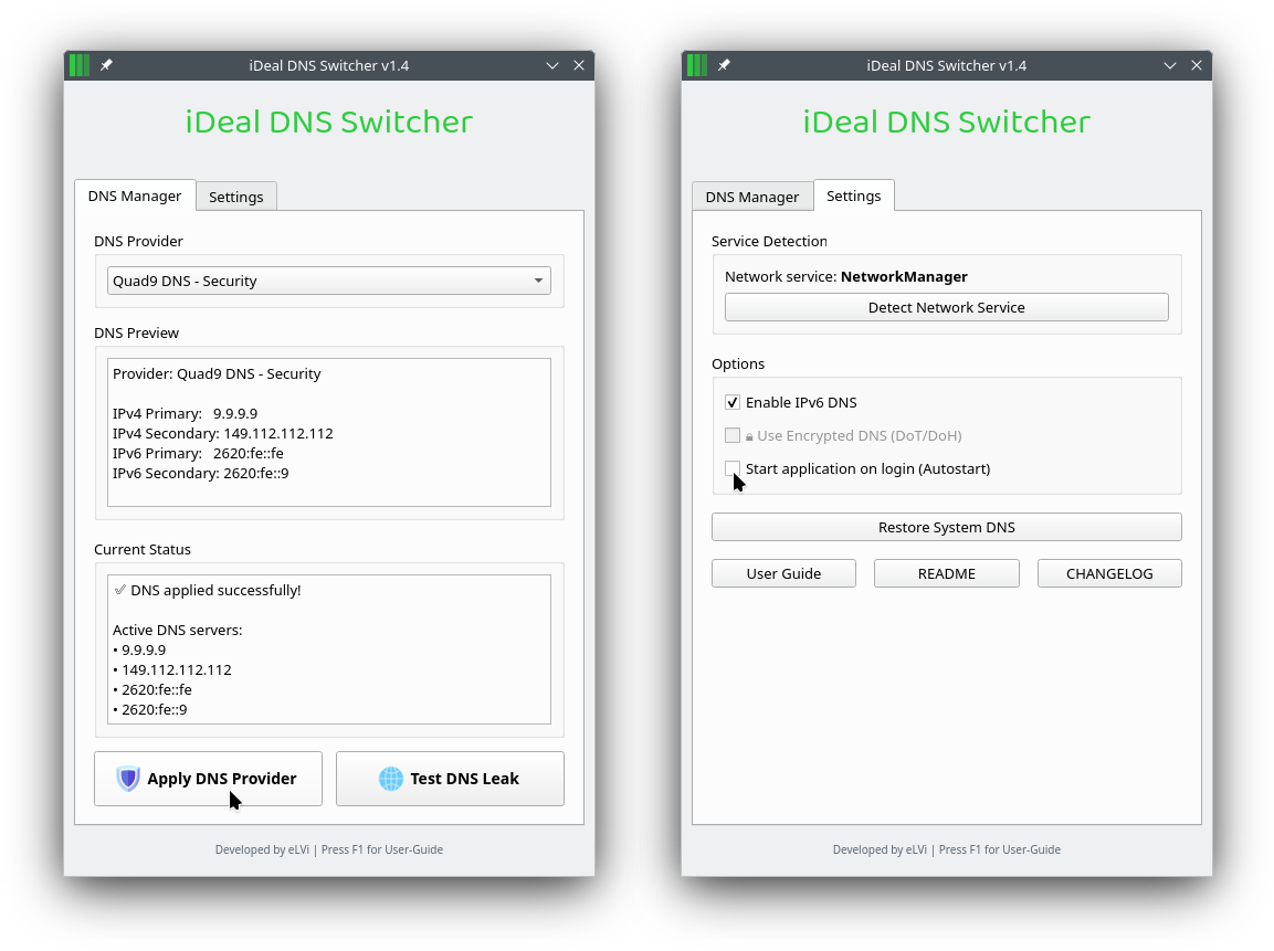 iDeal DNS Switcher